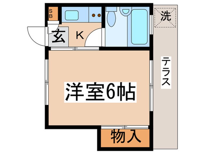 間取り図 コーポ富紀