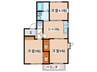 メゾン小町Ｃ 3DKの間取り