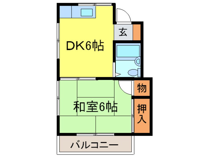 間取図 スカイハイツ富士