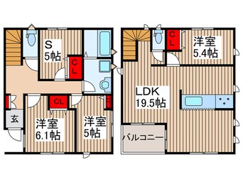 間取図 Ｋｏｌｅｔ日進＃18