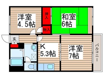 間取図 メゾン大野第１