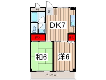 間取図 けやきマンション