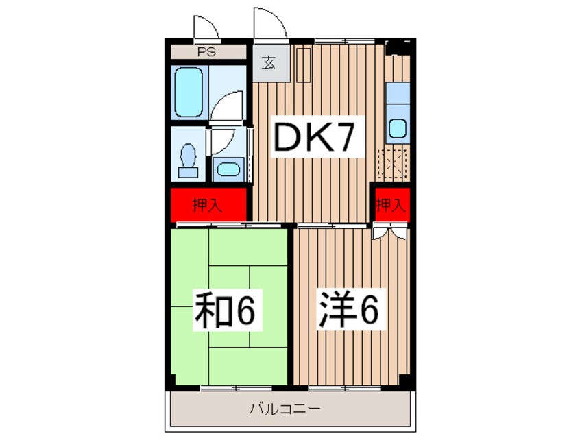 間取図 けやきマンション