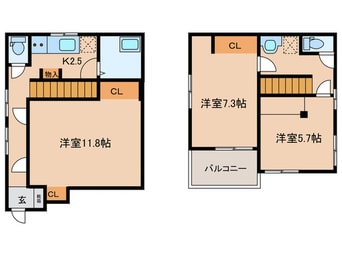 間取図 プリムローズP
