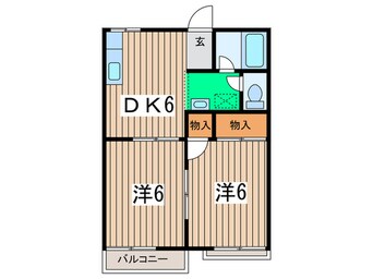 間取図 クレフォート緑園