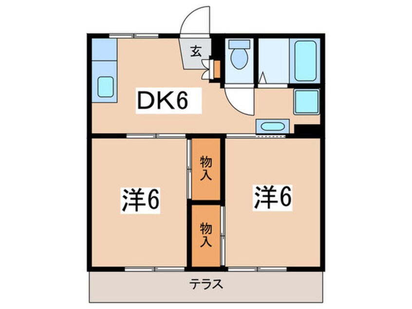間取図 クレフォート緑園