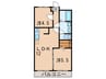 ノザワ高円寺コーポ 2LDKの間取り