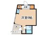 ベルハイム桂 1Rの間取り