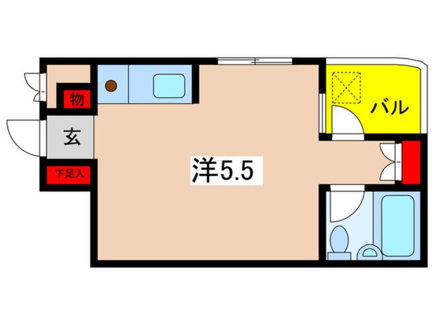 間取図 ベルハイム桂