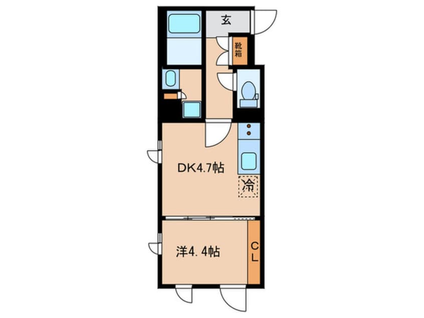 間取図 ジェノヴィア新大塚