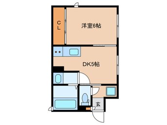 間取図 シャルマン白山