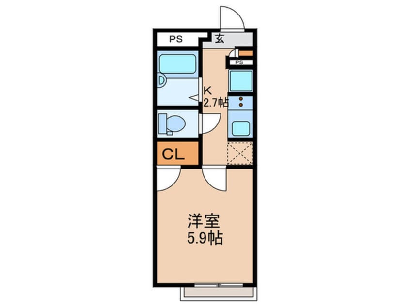 間取図 エムズステート荏田