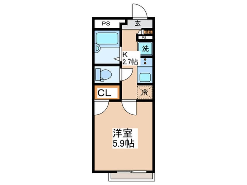 間取図 エムズステート荏田
