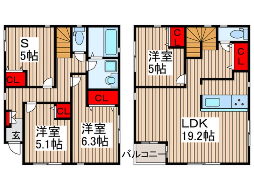 間取図 Ｋｏｌｅｔ日進＃20