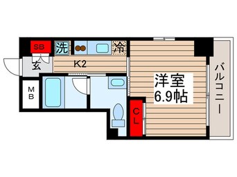 間取図 門前仲町レジデンス弐番館