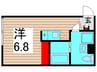 グランミリオ亀有 1Rの間取り