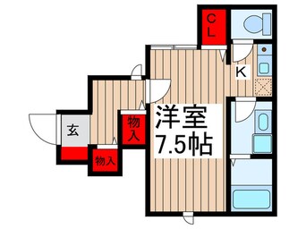 間取図 クレアール柴又８７４番館