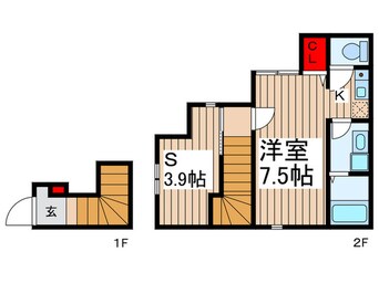 間取図 クレアール柴又８７４番館