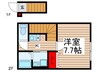 クレアール柴又８７４番館 1Kの間取り