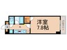 モンテベルデときわ台 1Kの間取り