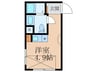 CONTEL　TOGOSHI 1Rの間取り