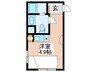 CONTEL　TOGOSHI 1Rの間取り