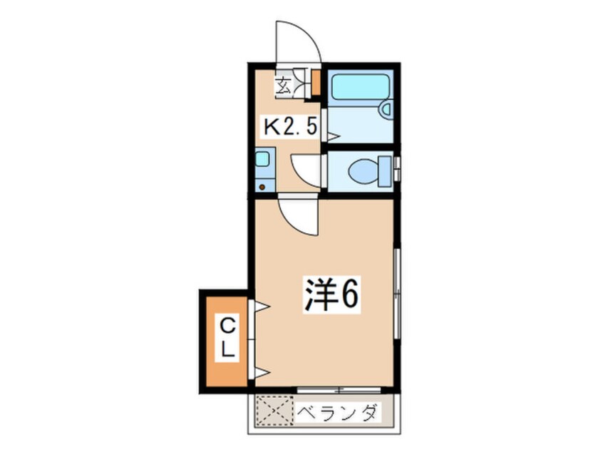 間取図 第三橘ハイツ