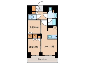 間取図 J.GRAN Court 品川西大井EAST