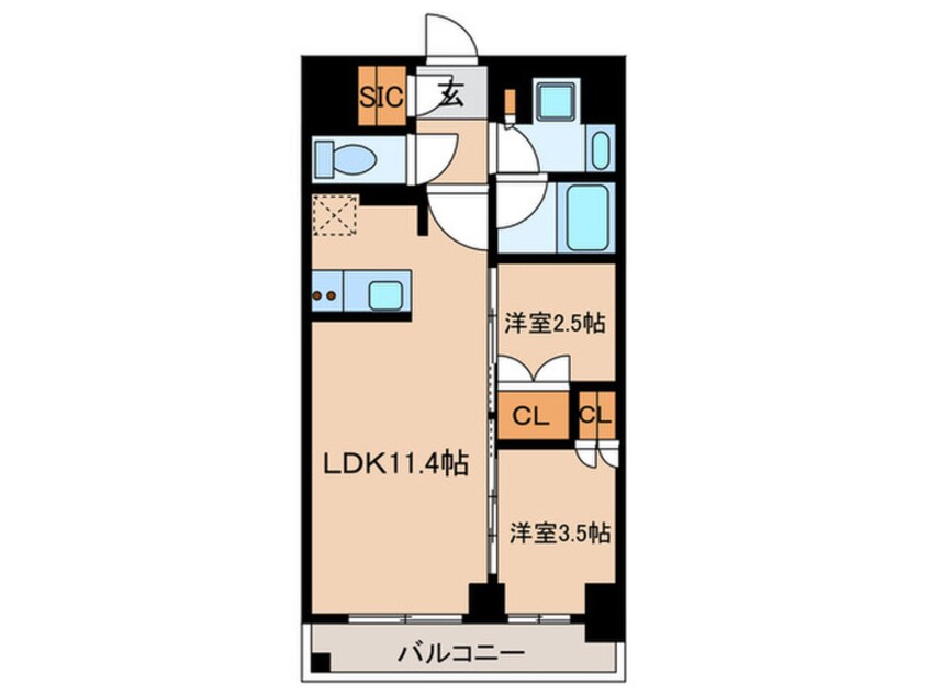 間取図 J.GRAN Court 品川西大井EAST