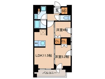 間取図 J.GRAN Court 品川西大井EAST