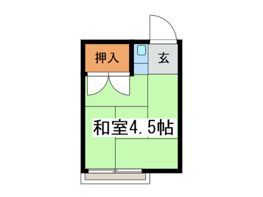 間取図 滝根荘