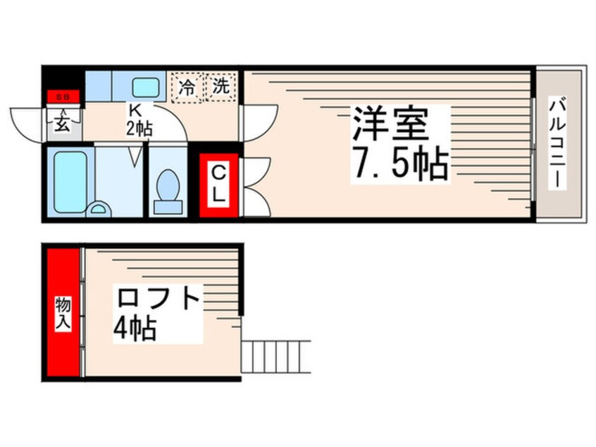 間取図 第７ミツミハイツ