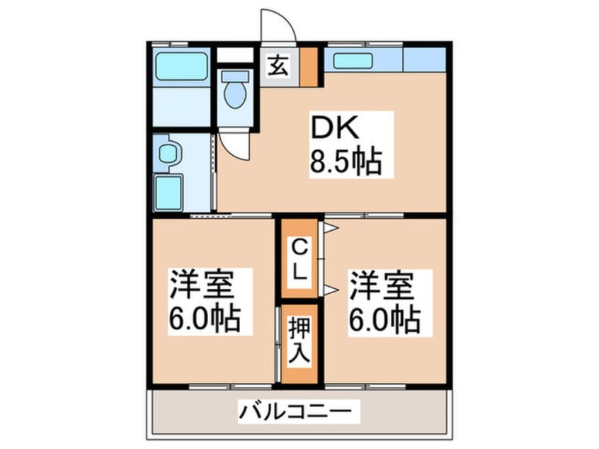 間取図 メゾンＹＫ