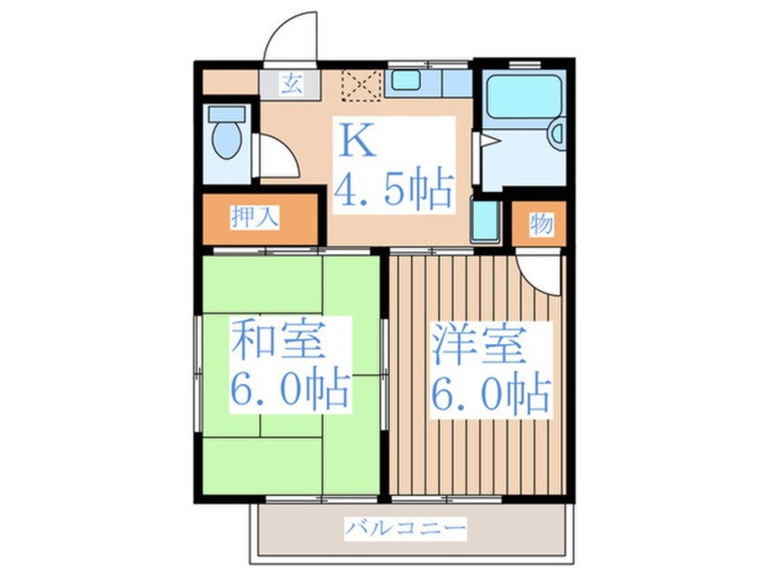 間取図 コ－ポカンナ