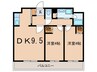 ヴェール小日向 2DKの間取り