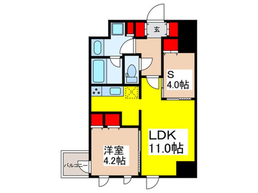 間取図 ｱｲﾋﾞｰｺｰﾄ日本橋人形町