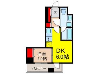 間取図 ｱｲﾋﾞｰｺｰﾄ日本橋人形町