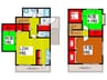 川口１丁目貸家 3LDKの間取り