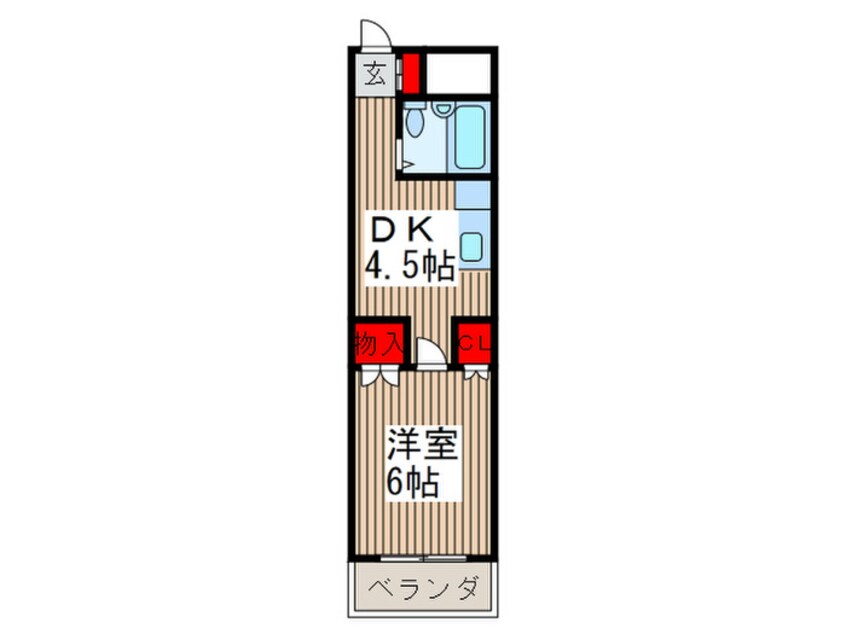 間取図 シャト－ル北浦和