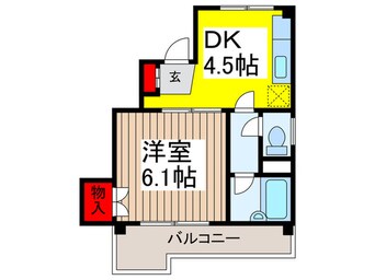 間取図 シャト－ル北浦和