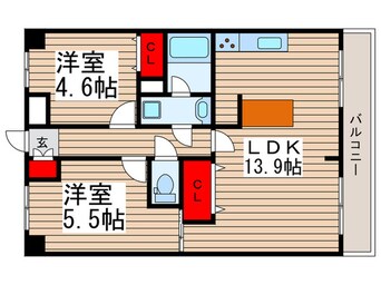 間取図 ラ・フォレ薬円台