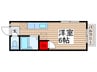 クレセント薬円台 1Rの間取り