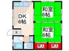 コーポ佐光 2DKの間取り