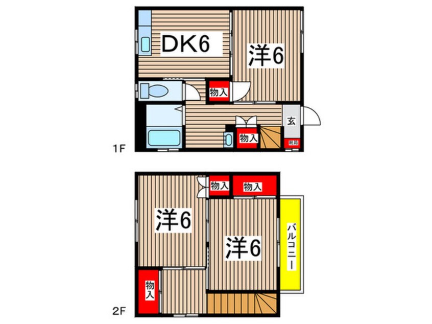 間取図 ハウス・ド・ハウスA棟