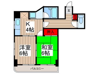 間取図 ルミエ－ル北斎