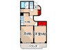 ルミエ－ル北斎 2Kの間取り