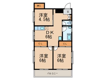 間取図 長谷川ビル（３０１）