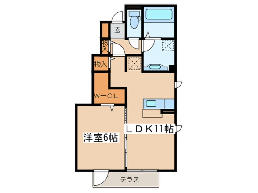 間取図 グリーンコートB