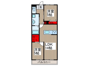 間取図 グラン　エスポワールＤ棟