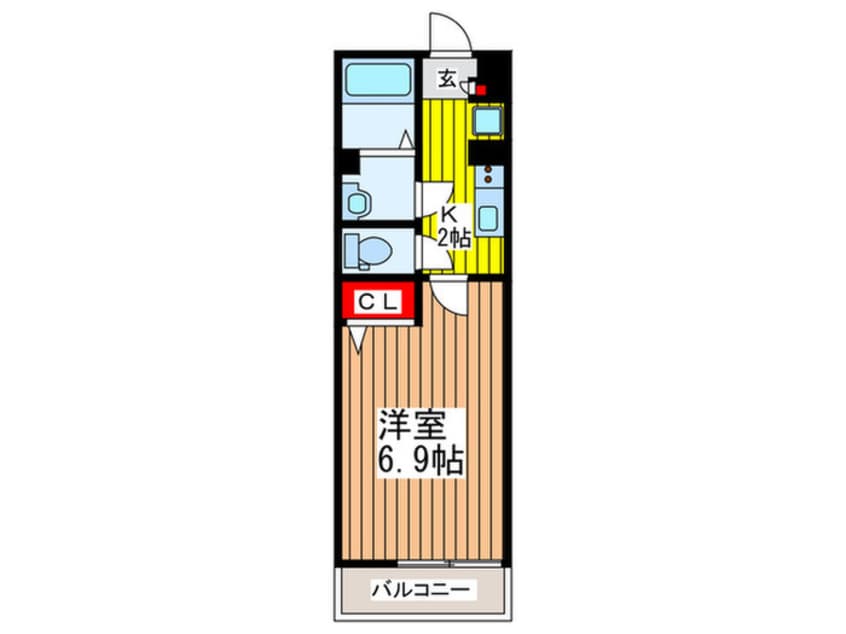 間取図 リブリ・ゆり本町